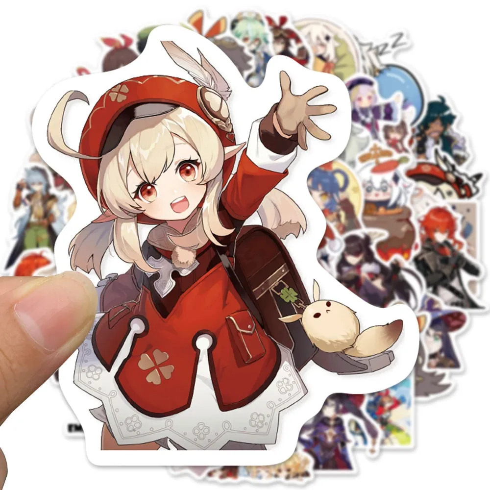 50pcs anime Decal Stickers | Hot girl Waifu stickers Decal Stickers | For  suitcase laptop Car Truck Waterproof Car stickers