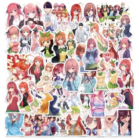 50pcs anime Decal Stickers | Hot girl Waifu stickers Decal Stickers | For  suitcase laptop Car Truck Waterproof Car stickers