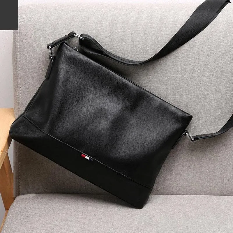 Black Men's Travel Satchel