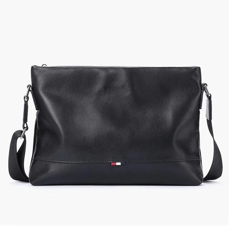 Black Men's Travel Satchel
