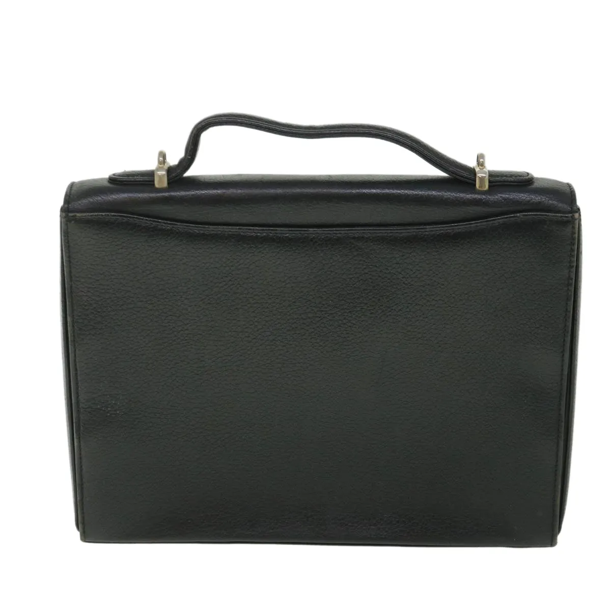 Burberry Black Leather Handbag (Pre-Owned)