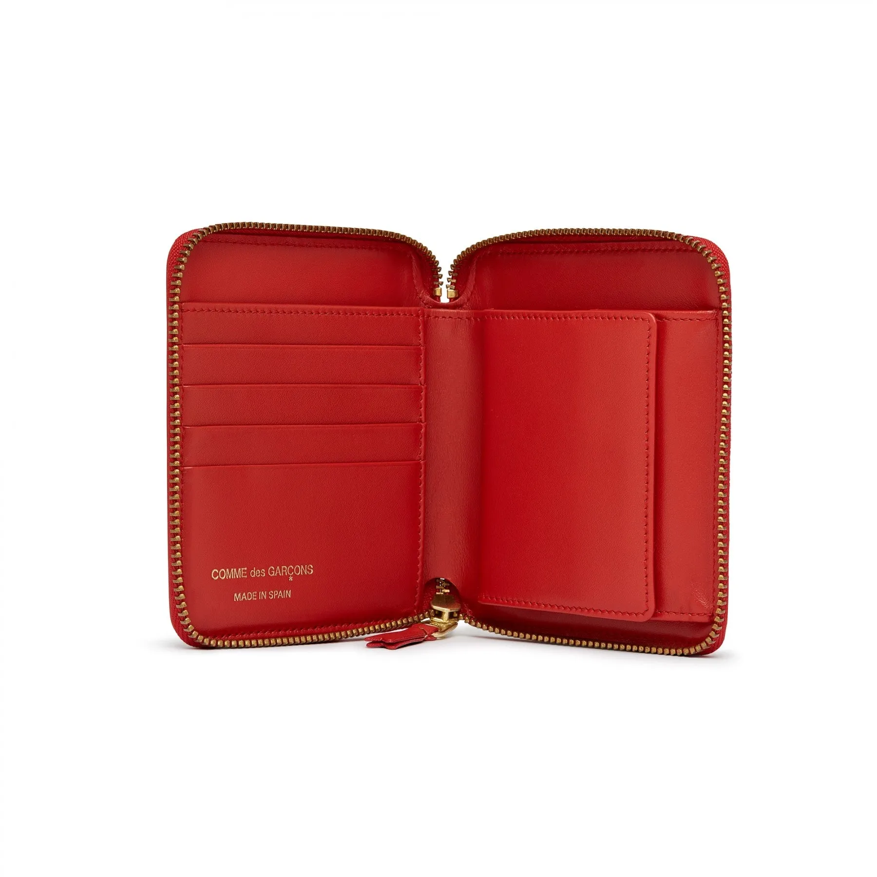 CDG Polka Dots Printed Wallet (Red SA2100PD)