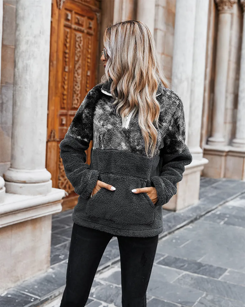 Girl Padded POLO Neck Sweater
