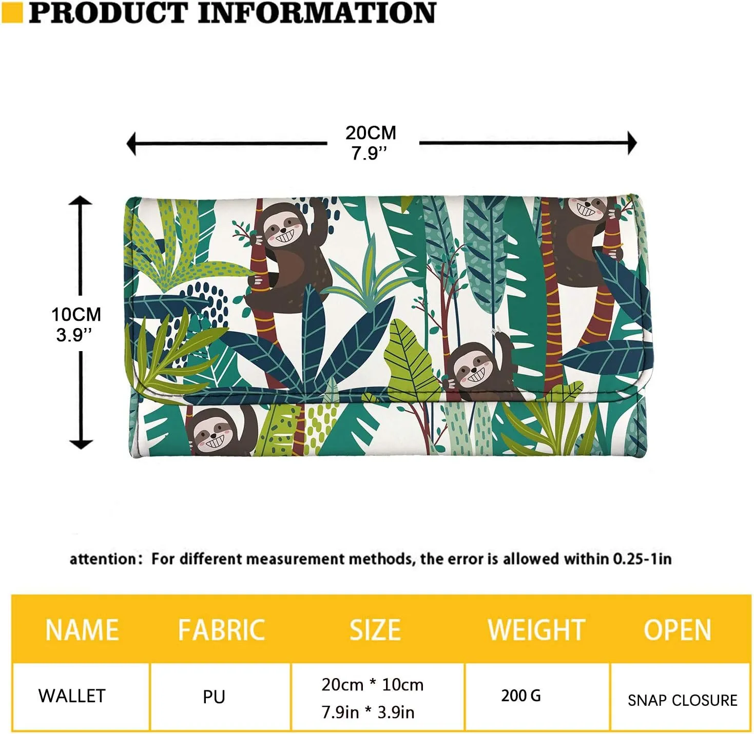 Howilath Custom Women's Travel Large Trifold Wallet, Customize Printed PU Leather Triple Compartment Wallet/Clutch