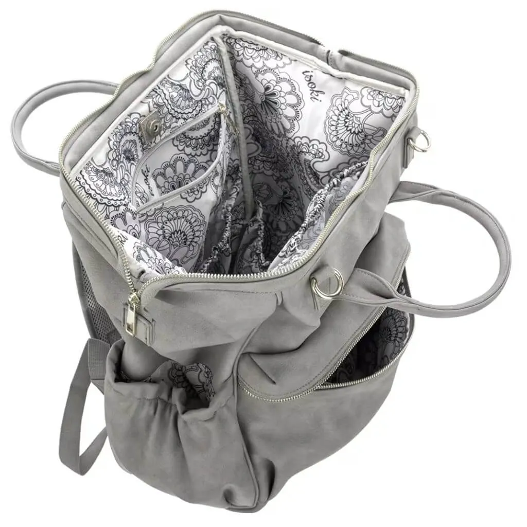 Isoki Byron Backpack Changing Bag (Stone)