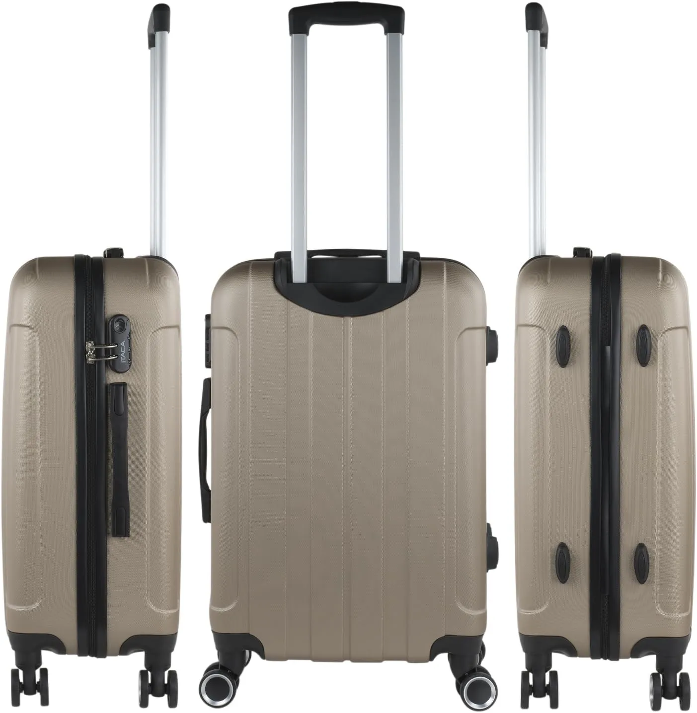 ITACA Travel Suitcase. 4 Wheel Suitcase Set - Travel Suitcase Set - Lightweight Travel Suitcase Set. Combination Lock 771100B
