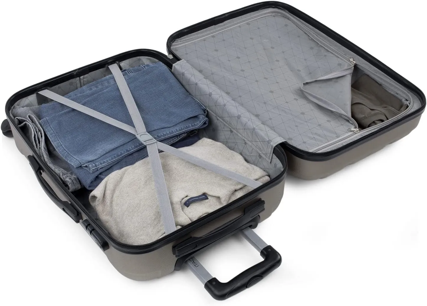 ITACA Travel Suitcase. 4 Wheel Suitcase Set - Travel Suitcase Set - Lightweight Travel Suitcase Set. Combination Lock 771100B