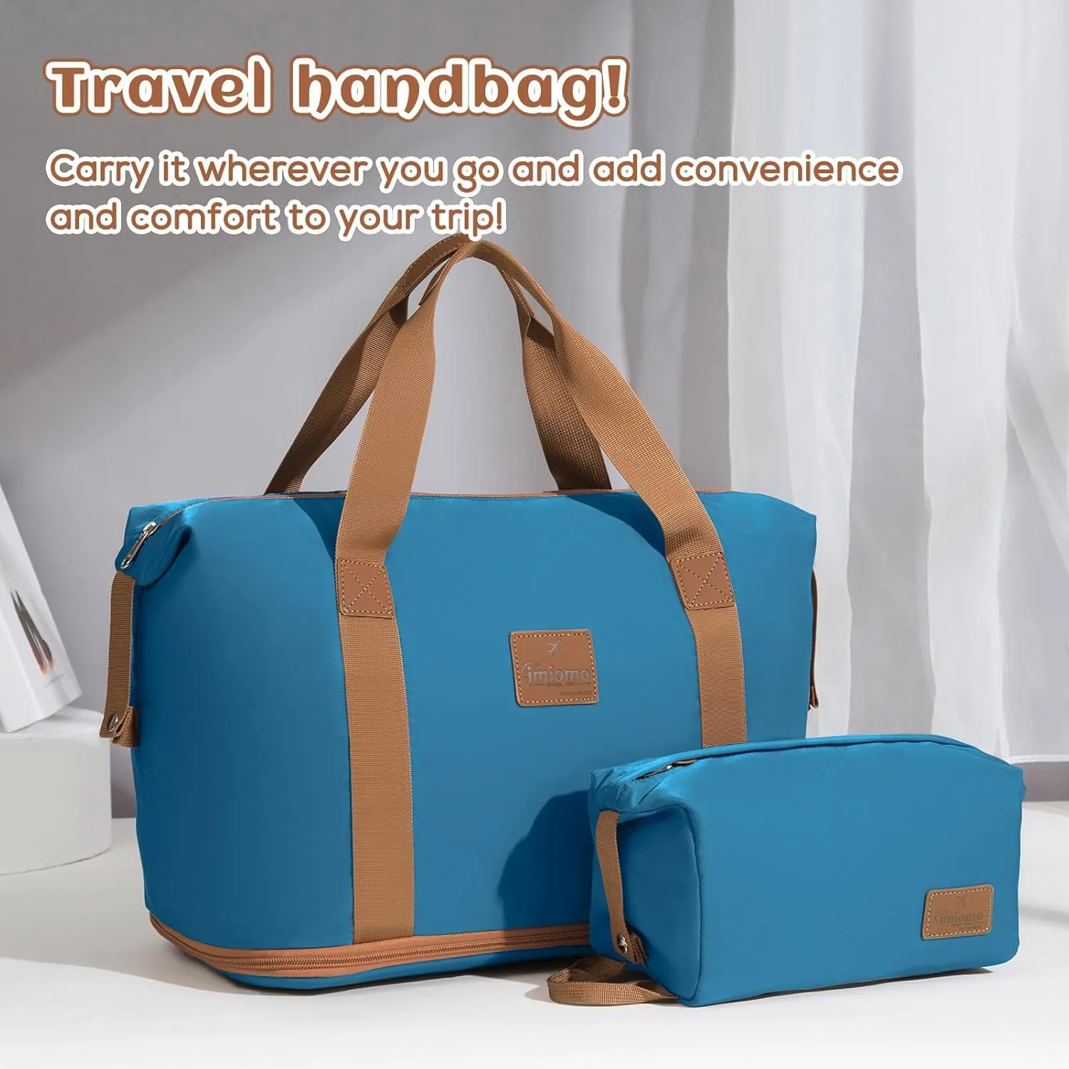 Joyway Hard Case Set, 3 Pieces Carrier, Travel Case, 4 Rolls, Lightweight Trolley Case with TSA, M, 35L   30L, Blue, M, suitcase