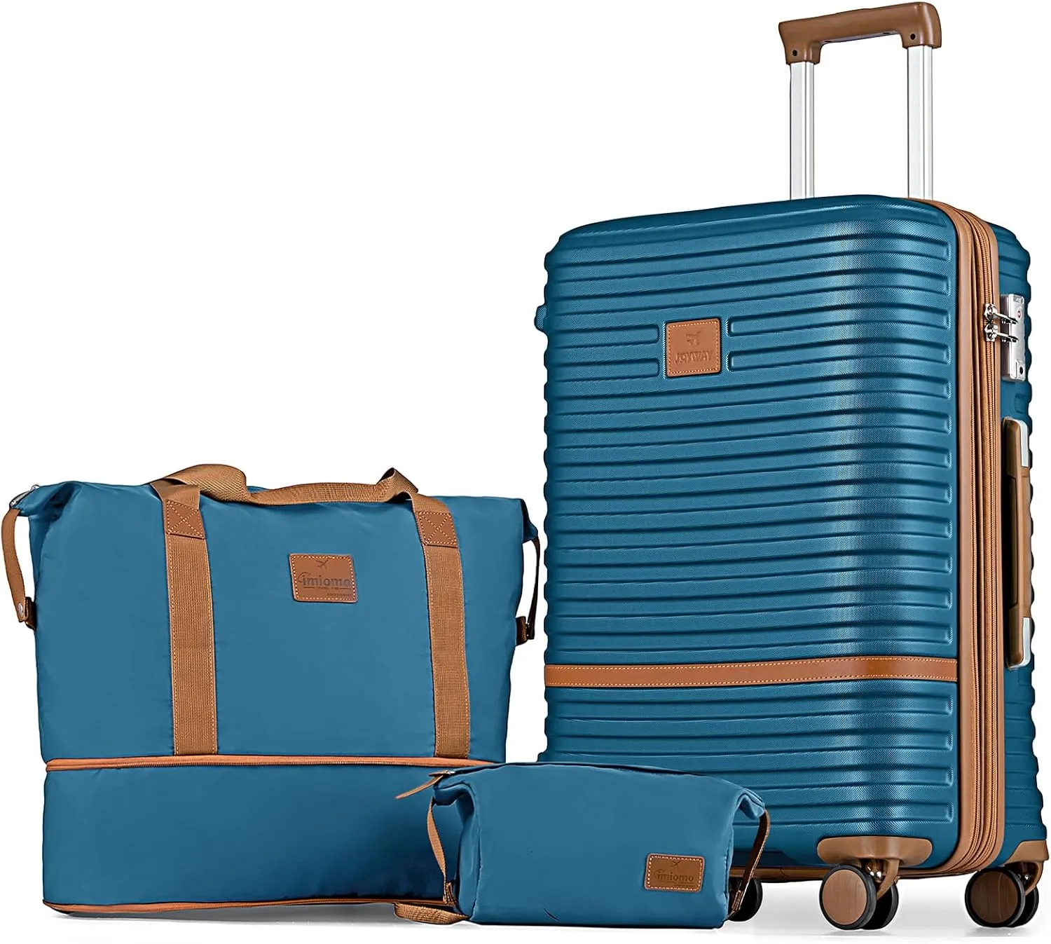 Joyway Suitcase Travel Suitcase from ABS Hard Shell Expandable Trolley Suitcase Set