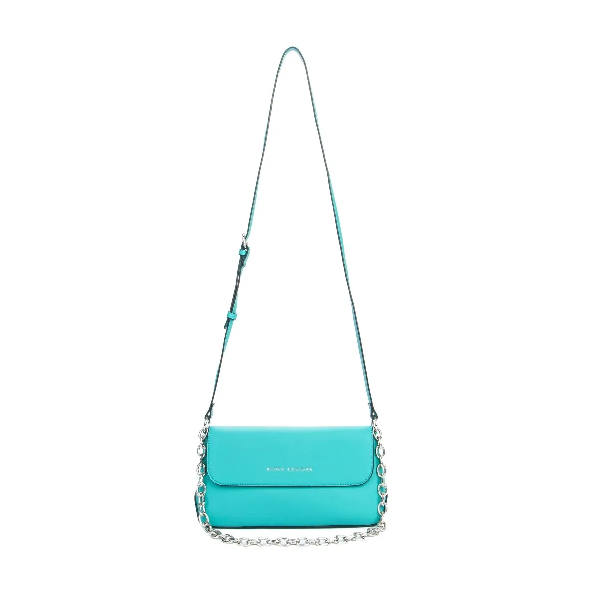 Keddo Turquoise Matte Oblong Handbag