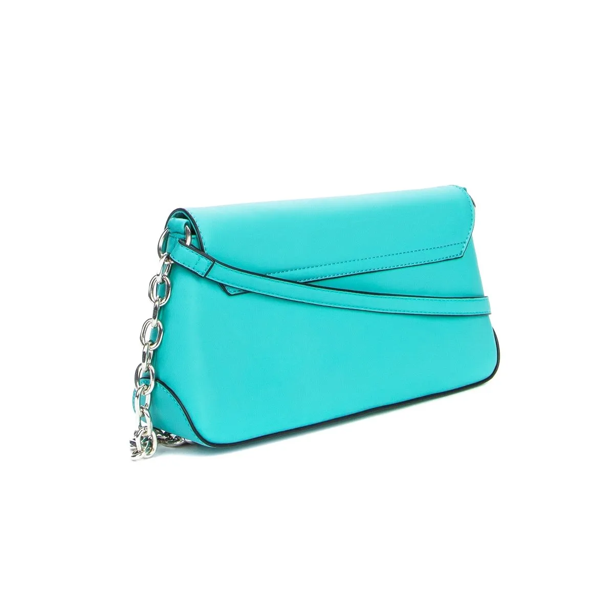 Keddo Turquoise Matte Oblong Handbag