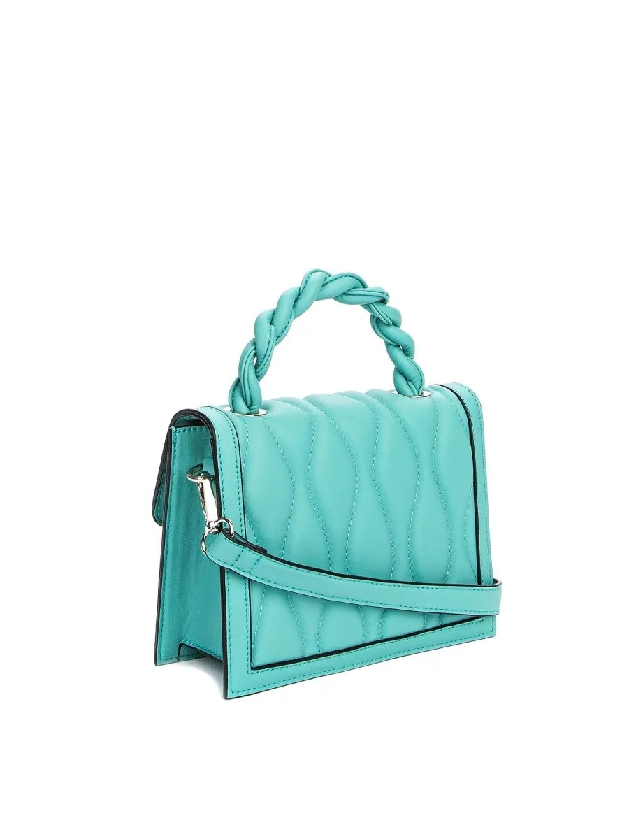 Keddo Turquoise Quilted Handbag