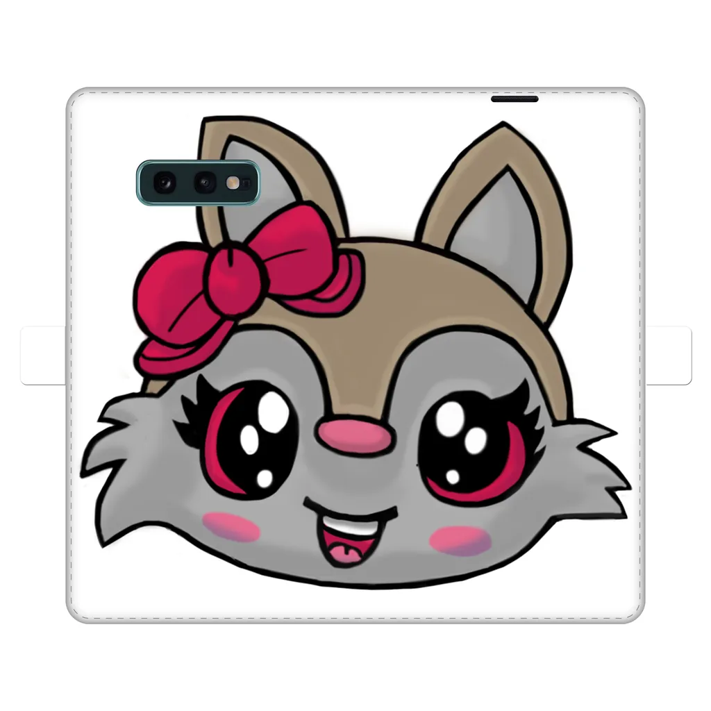 Kitty Face Fully Printed Wallet Cases