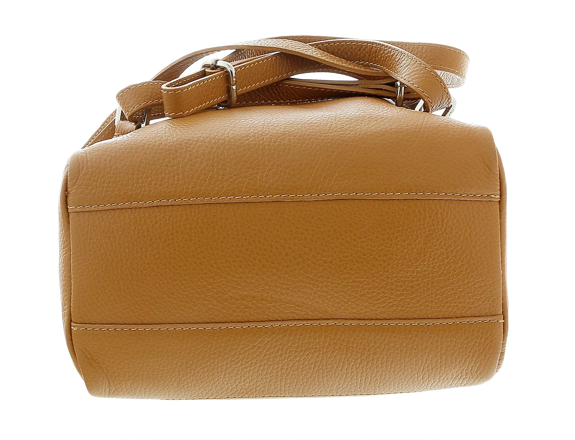 Pierre Cardin Camel Leather Classic Medium Fashion Backpack