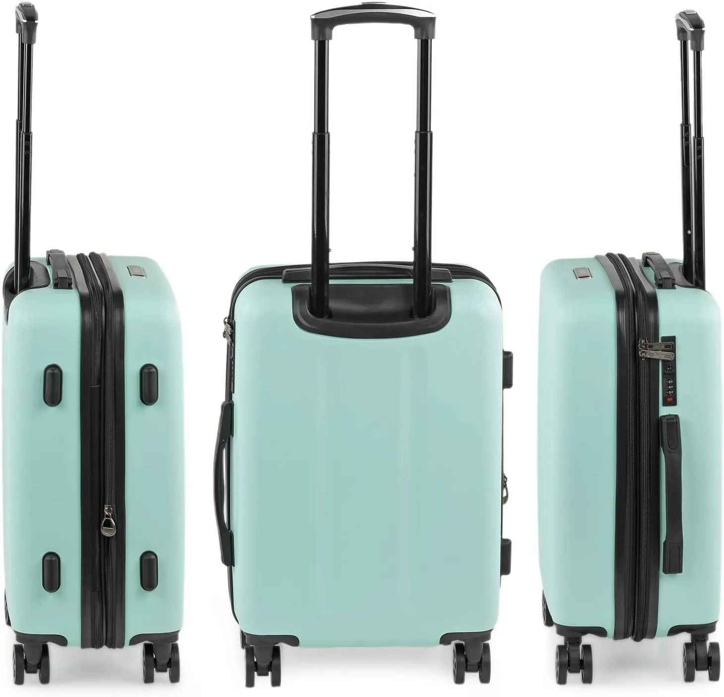 SKPAT - Travel Suitcases Set Suitcases 4 Wheels - Travel Luggage Set - Lightweight Travel Suitcases Set Combination Lock