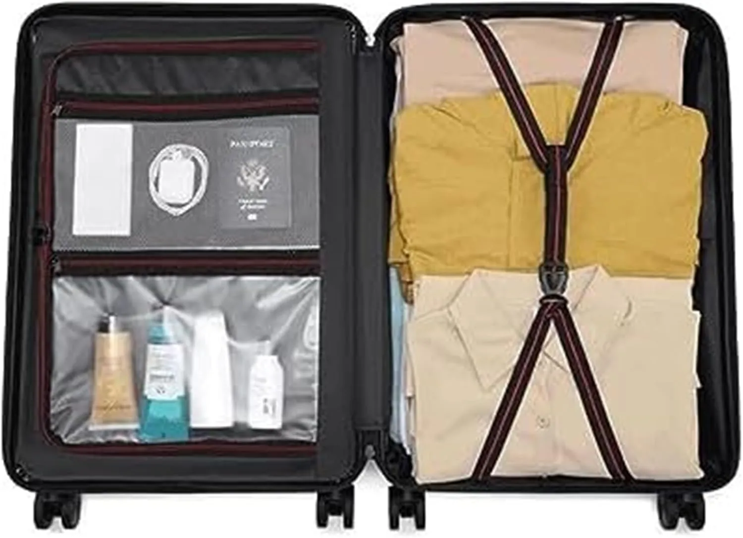Travel Suitcase Luggage Carry On Lightweight Hardside 4-Wheel Spinner Travel Luggage,Business Luggage Carry-on Luggage (Color : B, Size : 20inch)