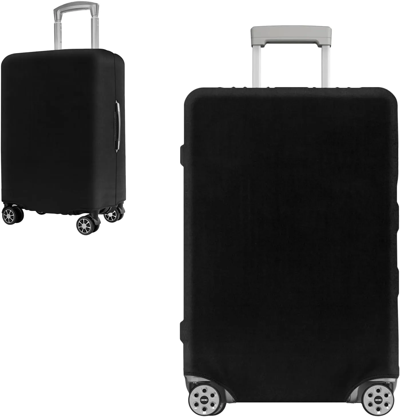 Yotako Luggage Cover,Thicker Luggage Protector Elastic Suitcase Cover Protector, Travel Anti Scratch Fits 18-32 Inch Suitcase Travel Accessories (20, Black)